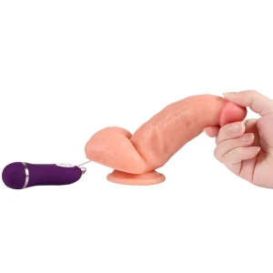 SHEQU - SOLDAT VIBRATEUR DILDO AVEC TÃLÃCOMMANDE 16 CM